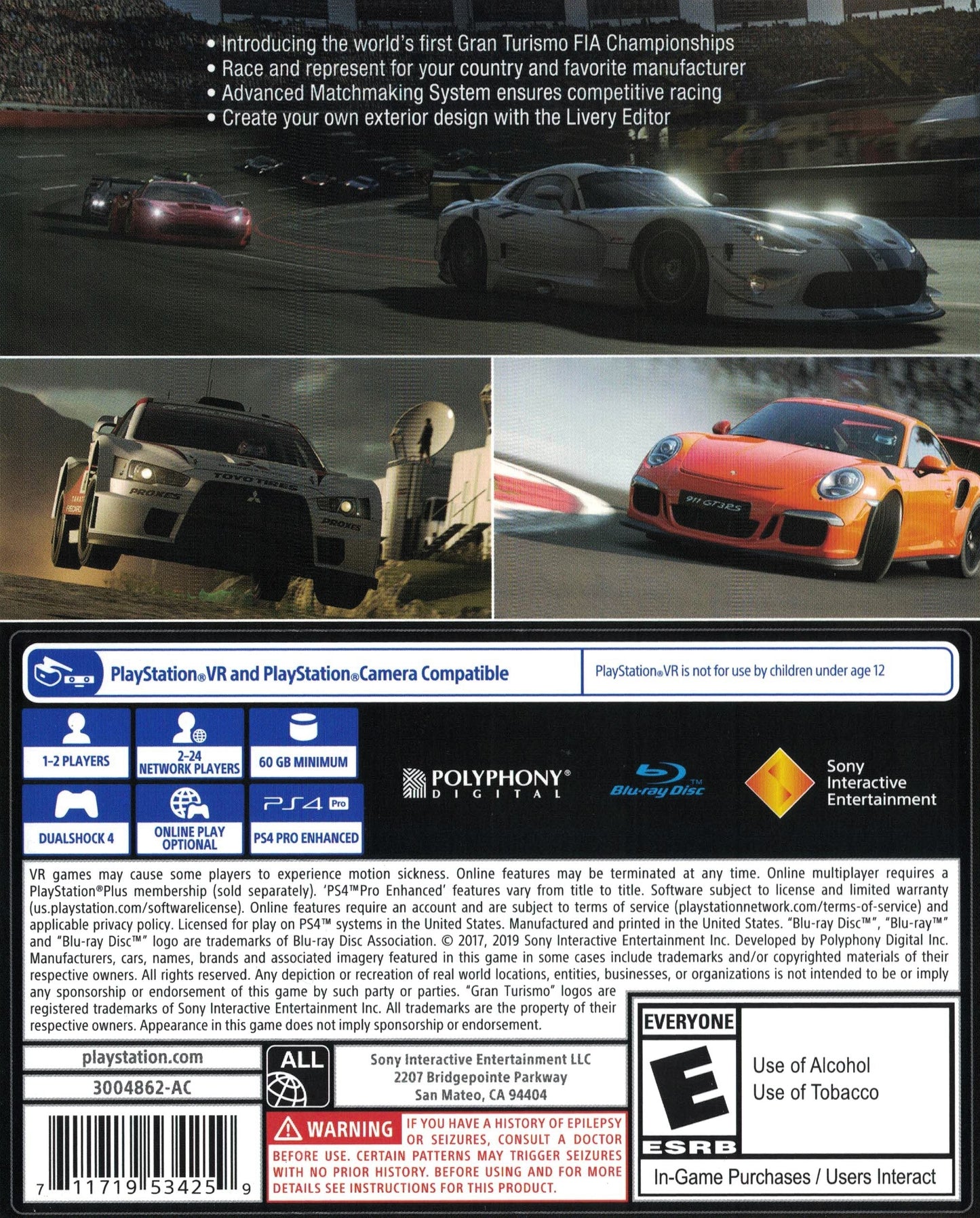 Gran Turismo Sport [PlayStation Hits] Playstation 4
