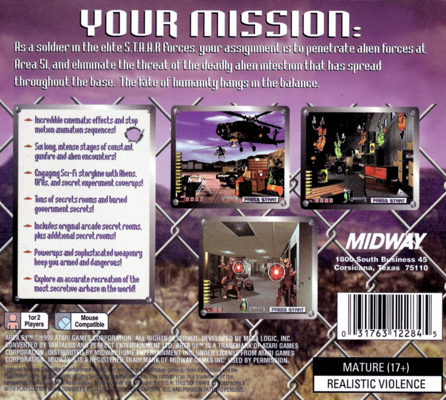 Area 51 Playstation