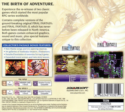 Final Fantasy Origins Playstation