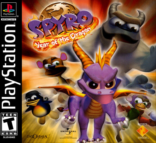 Spyro Year Of The Dragon Playstation