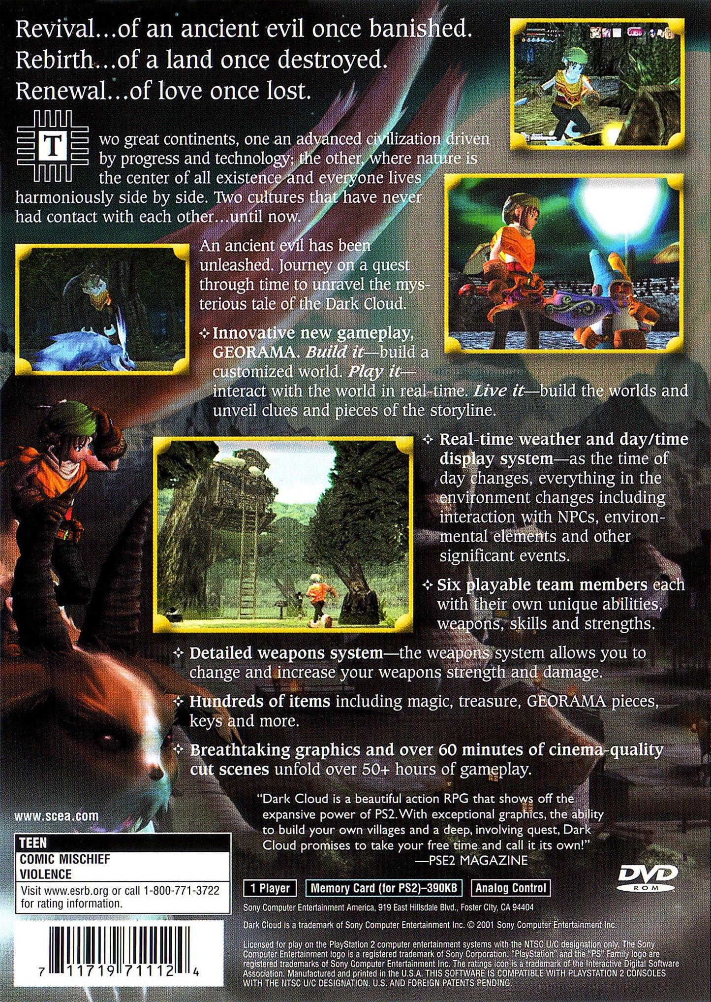 Dark Cloud Playstation 2