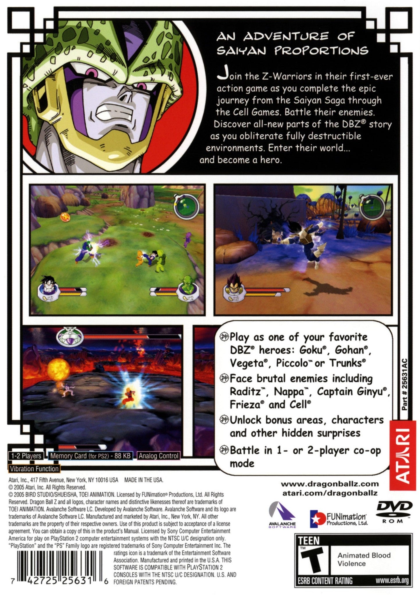 Dragon Ball Z Sagas Playstation 2