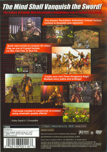 Dynasty Tactics Playstation 2
