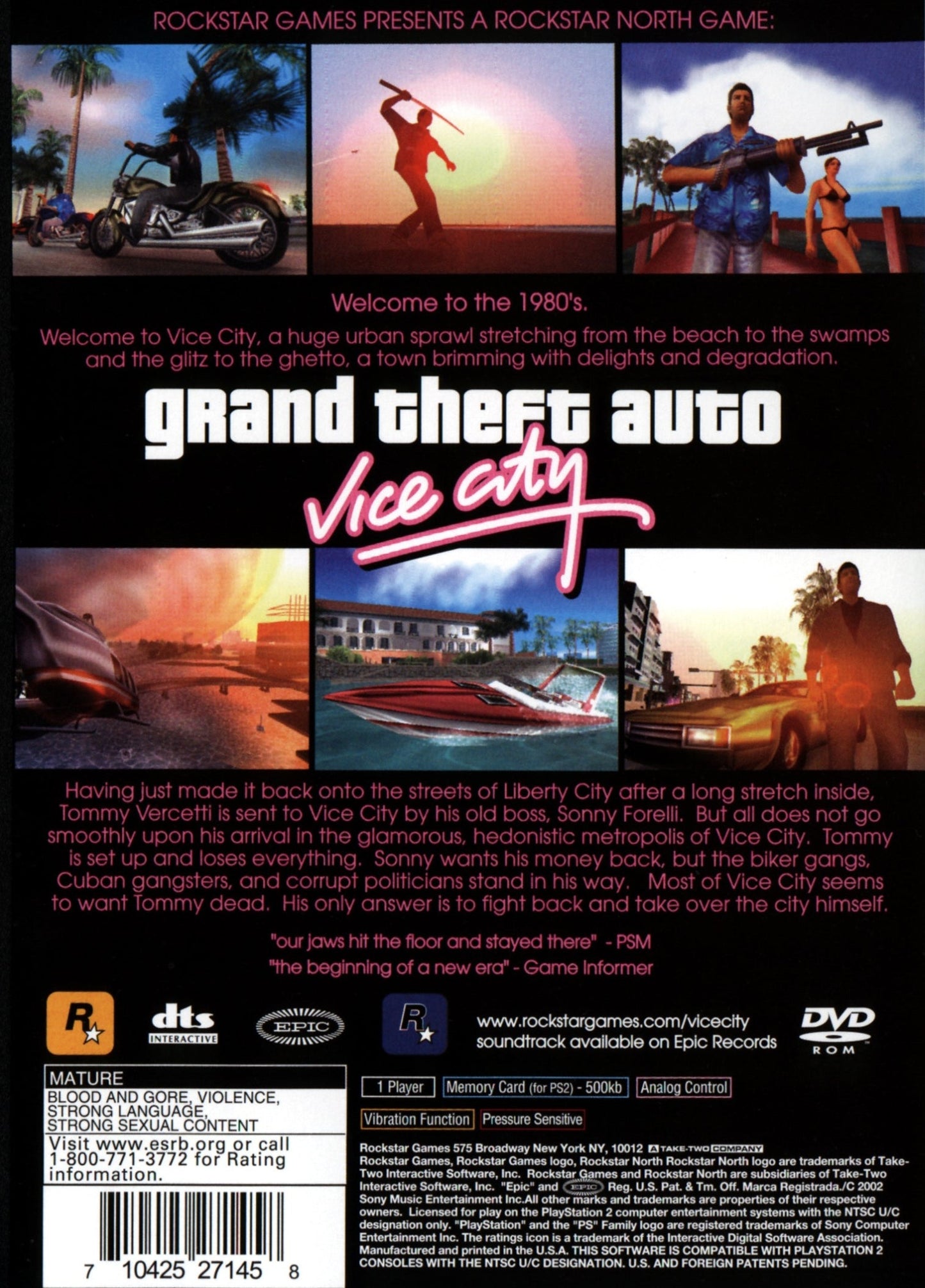 Grand Theft Auto Vice City Playstation 2