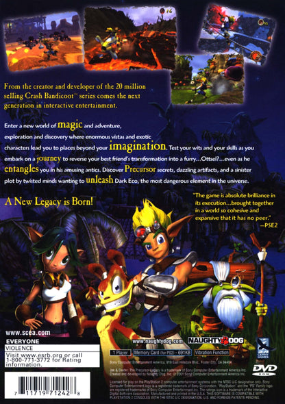 Jak And Daxter The Precursor Legacy Playstation 2