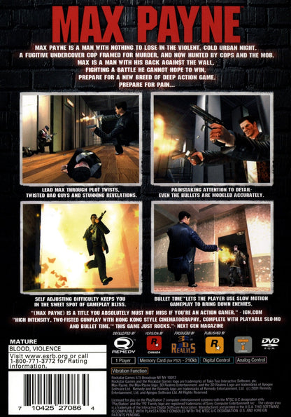 Max Payne Playstation 2