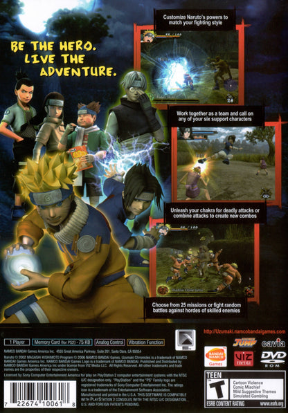 Naruto Uzumaki Chronicles Playstation 2