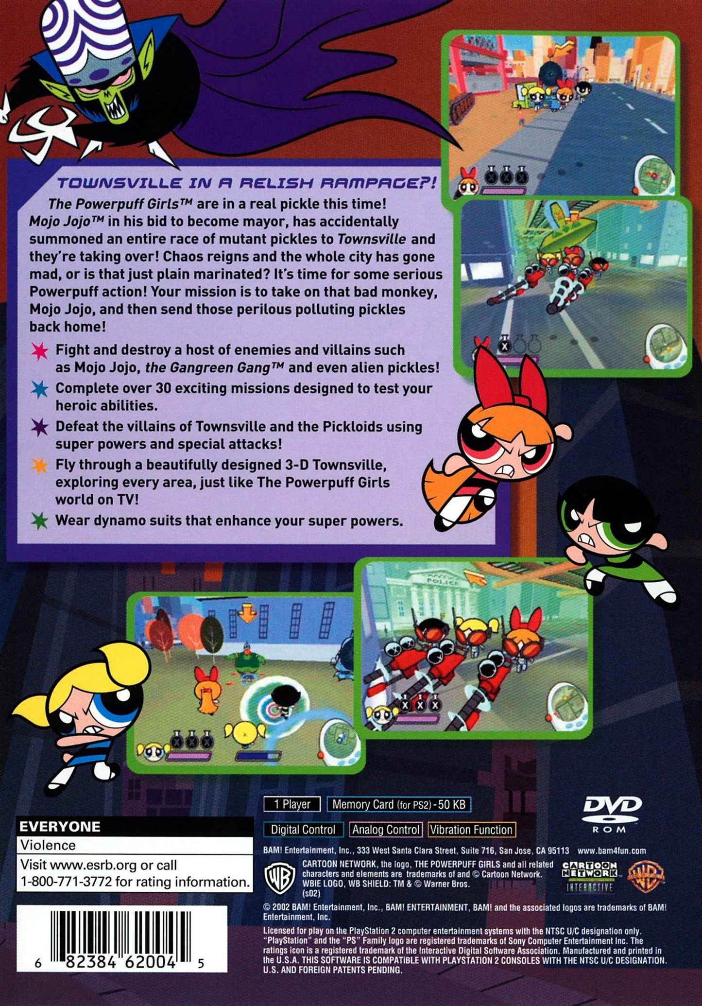 Powerpuff Girls Relish Rampage Playstation 2