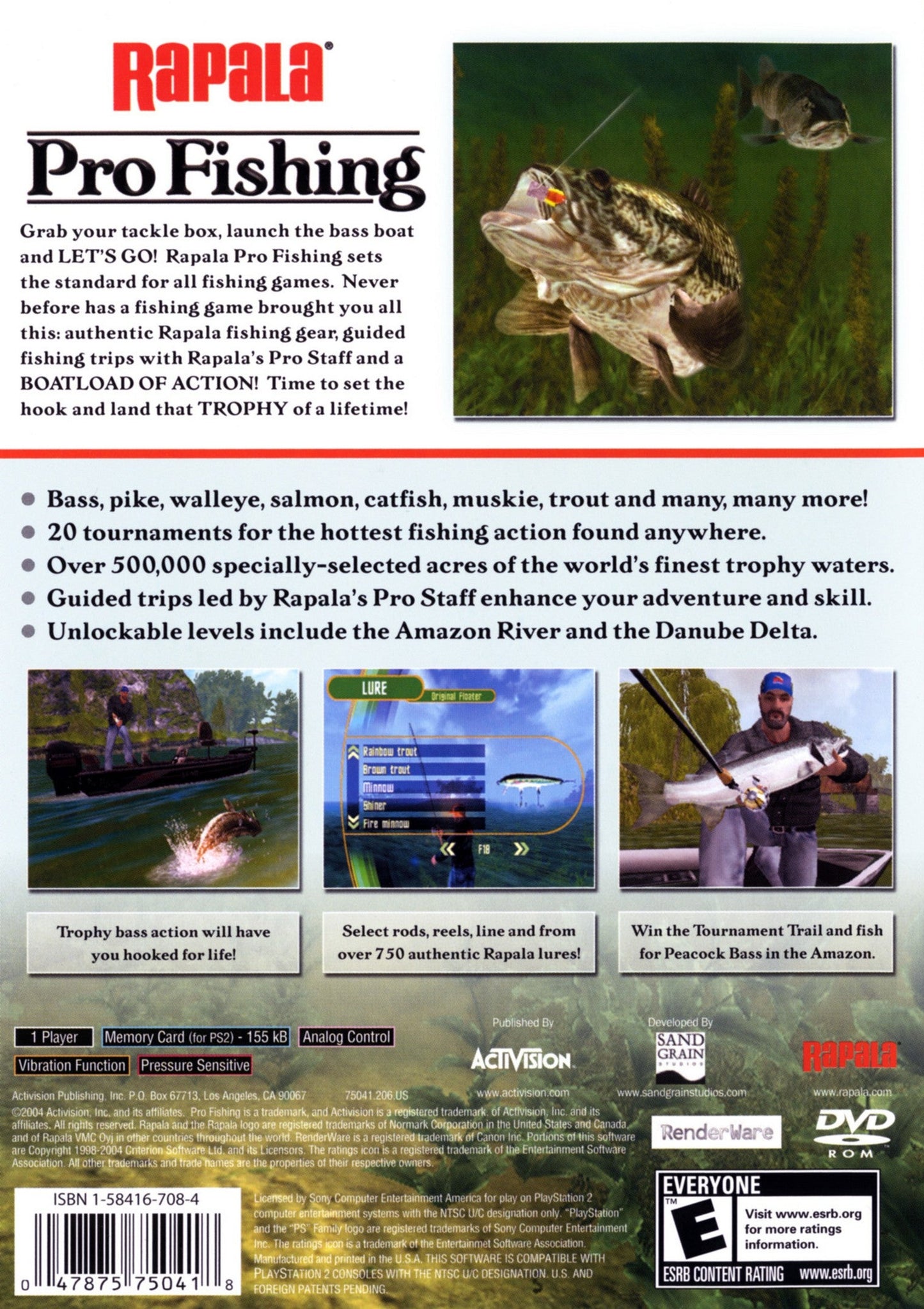 Rapala Pro Fishing Playstation 2
