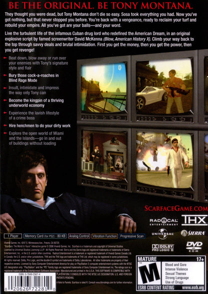 Scarface The World Is Yours Playstation 2