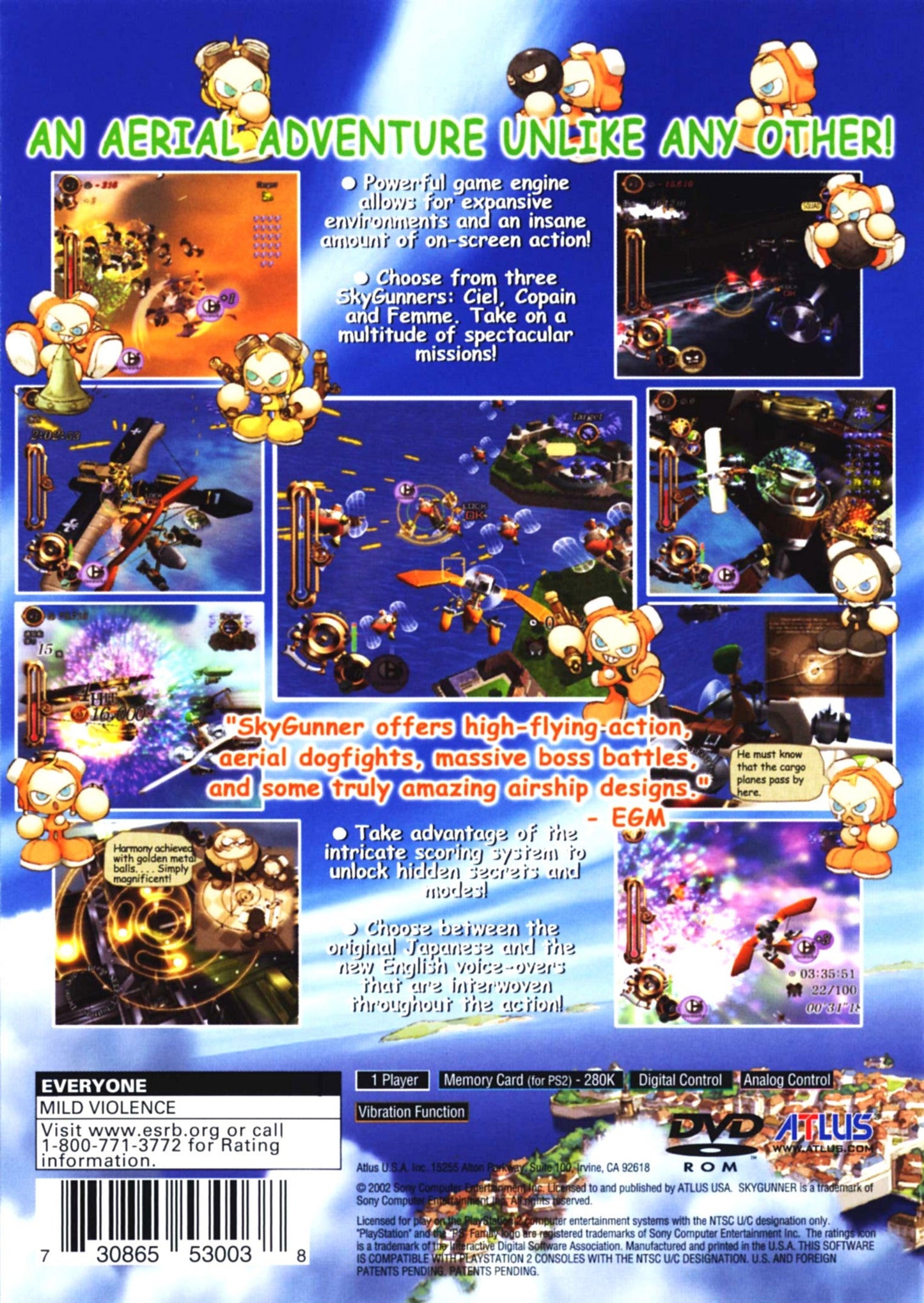 Sky Gunner Playstation 2