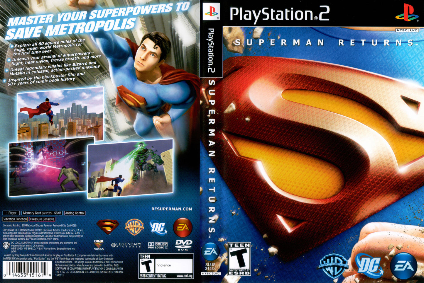 Superman Returns Playstation 2