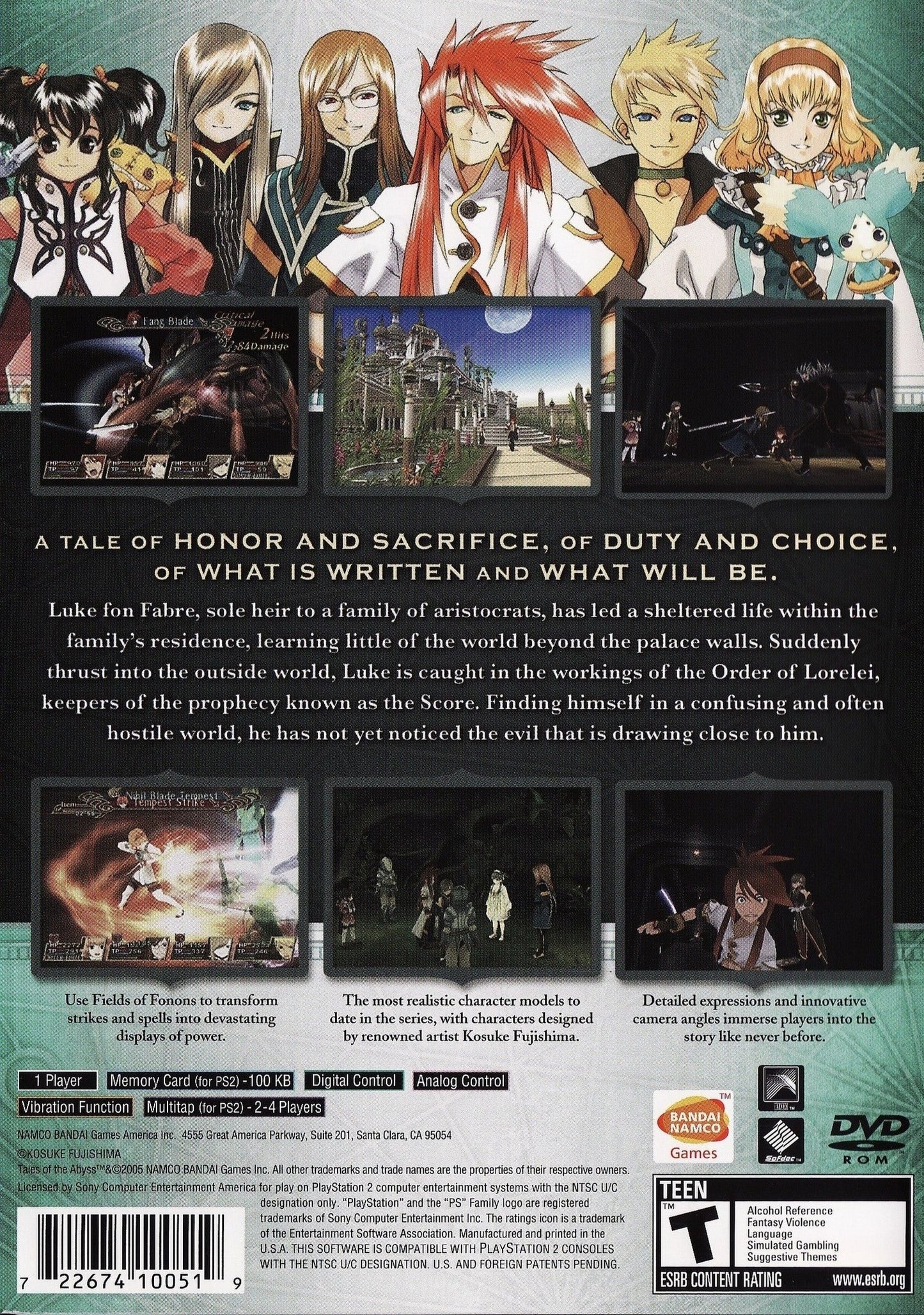 Tales of the Abyss Playstation 2