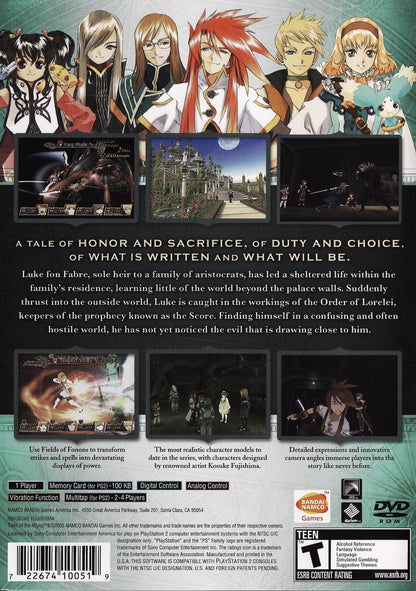 Tales of the Abyss Playstation 2