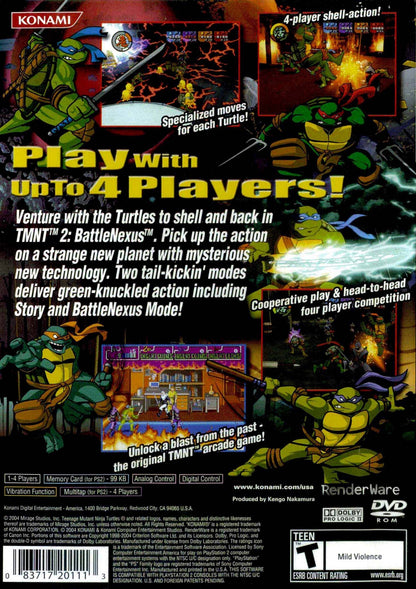 Teenage Mutant Ninja Turtles 2: Battle Nexus Playstation 2
