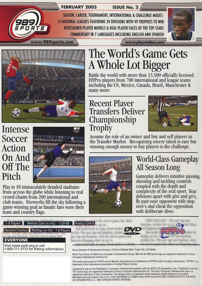 World Tour Soccer 2003 Playstation 2