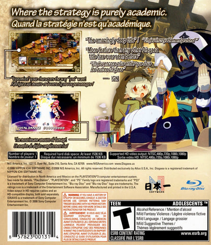 Disgaea 3 Absense Of Justice Playstation 3