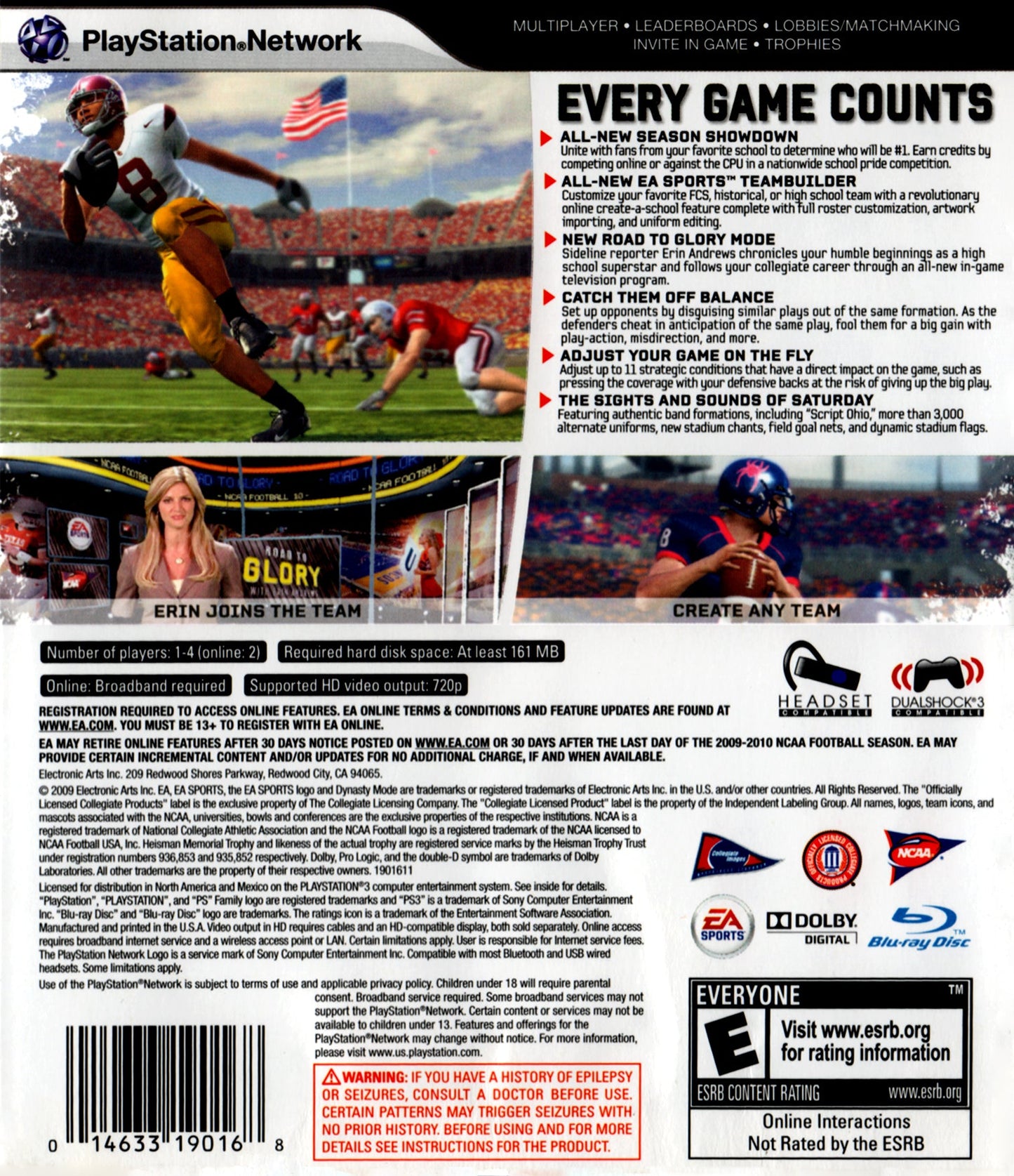 NCAA Football 10 Playstation 3