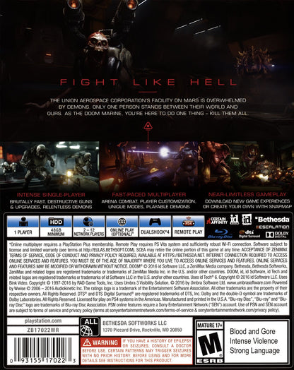 Doom Playstation 4