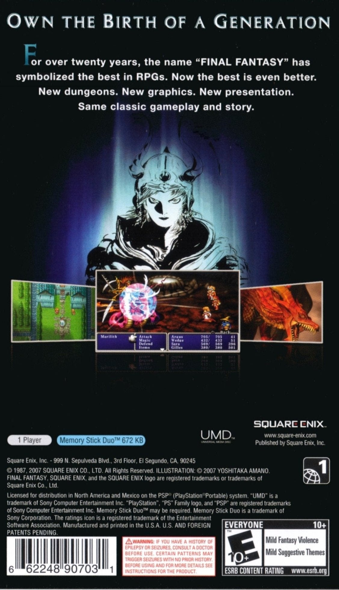 Final Fantasy PSP