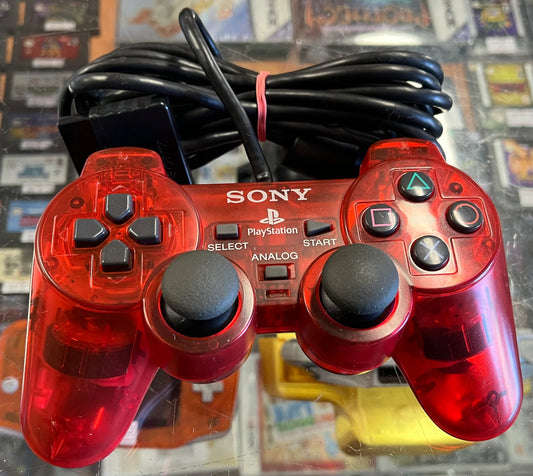 Crimson Red DualShock 2 Controller Playstation 2