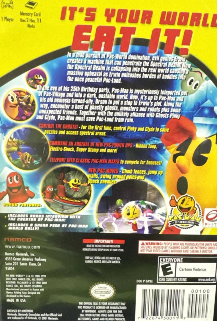 Pac-Man World 3 Gamecube