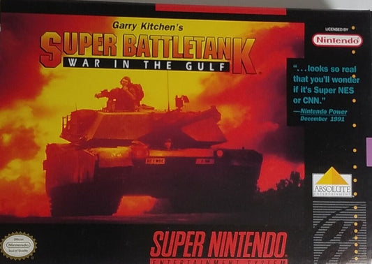 Super Battletank War In The Gulf Super Nintendo