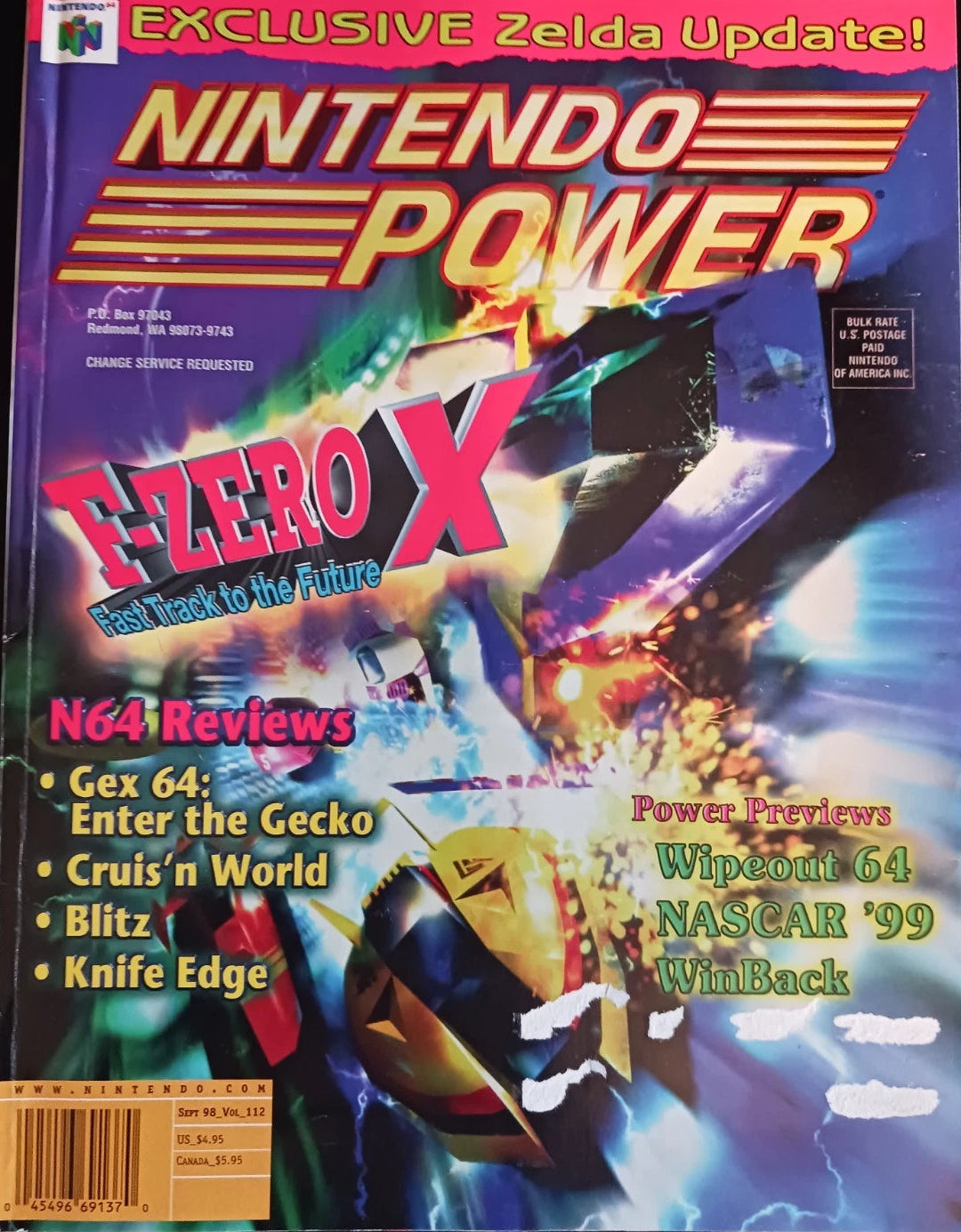 [Volume 112] F-Zero X Nintendo Power