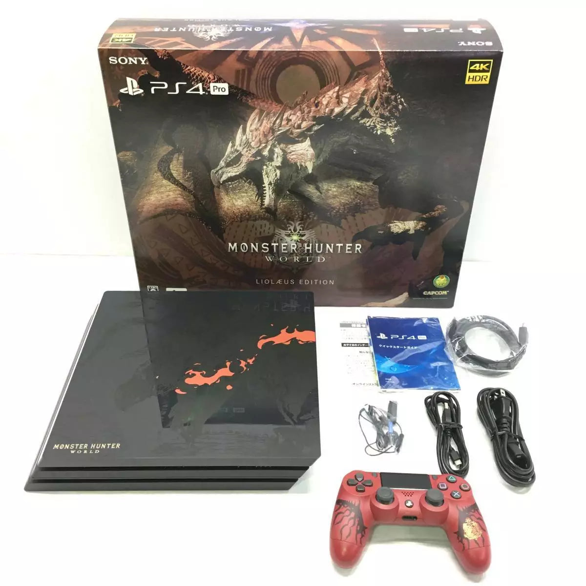 Playstation 4 Pro 1TB [Monster Hunter World Rathalos Edition] (CUHJ-10020) JP Playstation 4