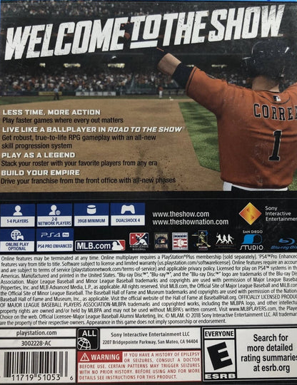 MLB The Show 18 Playstation 4