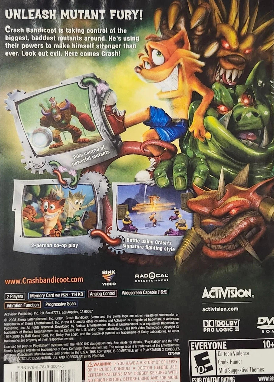 Crash Mind Over Mutant Playstation 2