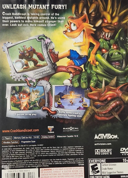 Crash Mind Over Mutant Playstation 2