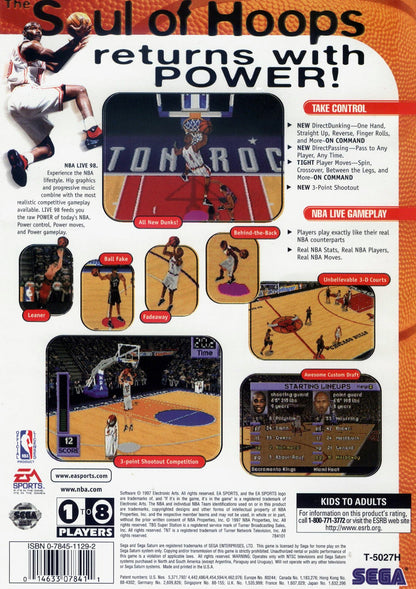NBA Live 98 Sega Saturn