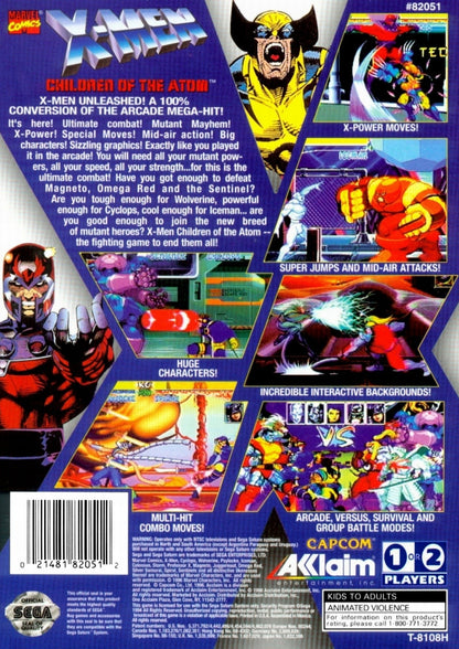 X-Men Children Of The Atom Sega Saturn