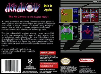Arkanoid Doh It Again Super Nintendo