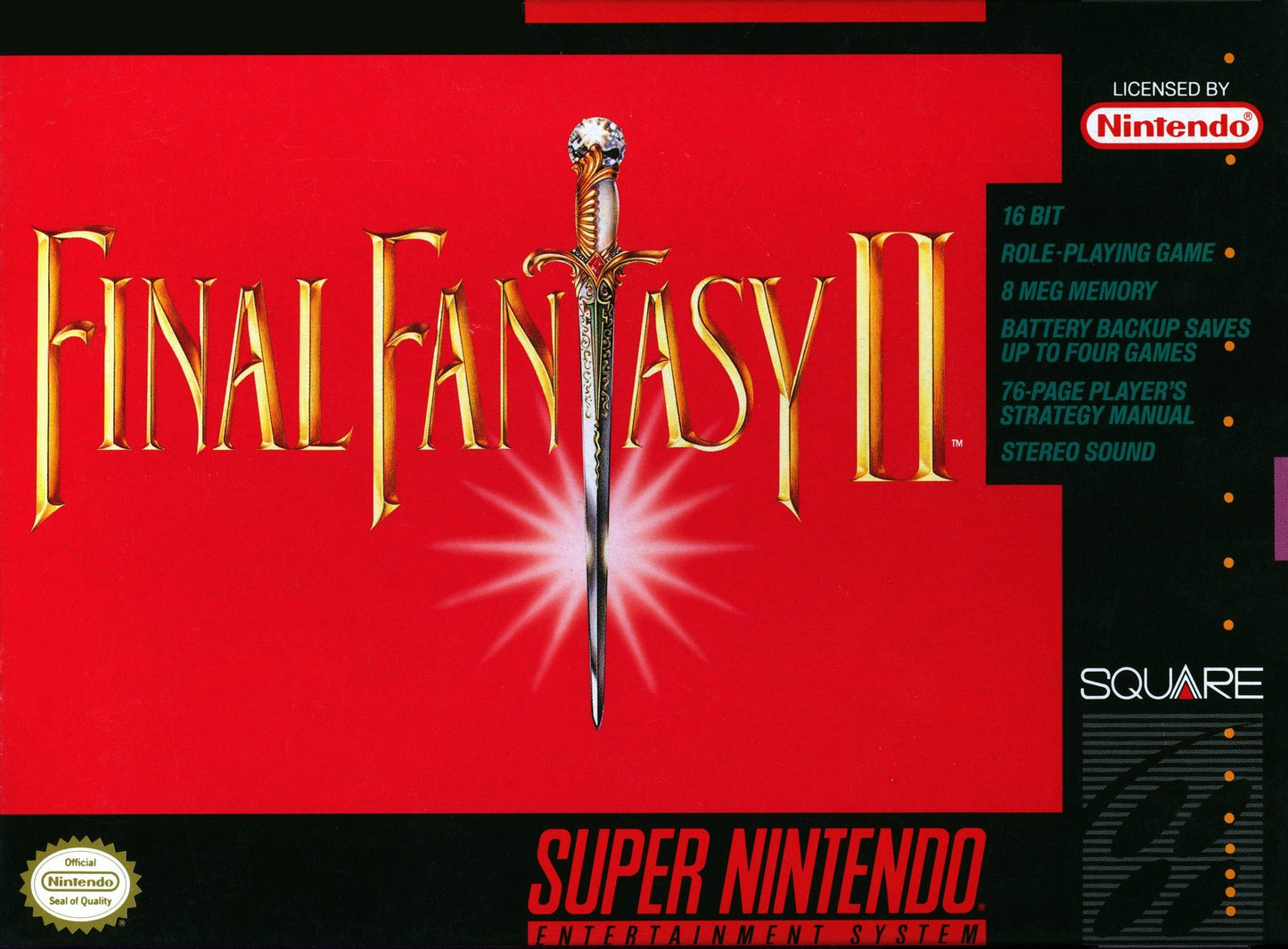 Final Fantasy II Super Nintendo