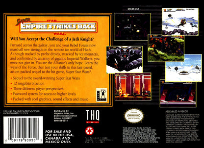 Super Star Wars Empire Strikes Back Super Nintendo
