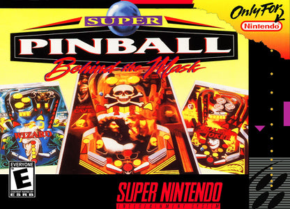 Super Pinball Behind the Mask Super Nintendo