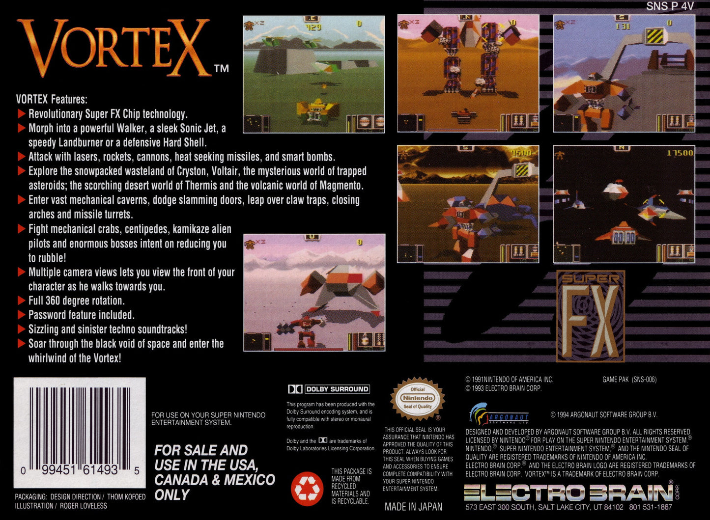 Vortex Super Nintendo