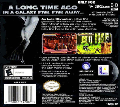 Star Wars Trilogy Apprentice Of The Force GameBoy Advance