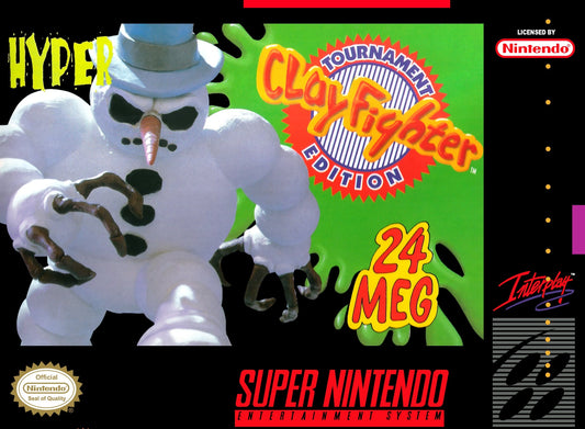 Clay Fighter Tournament Edition Super Nintendo