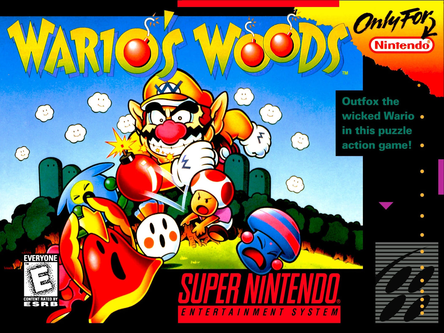 Wario's Woods Super Nintendo