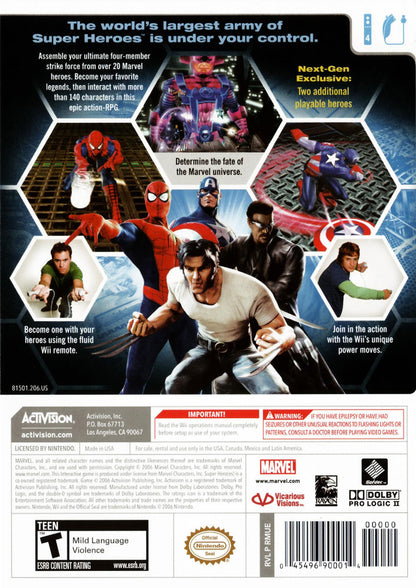 Marvel Ultimate Alliance Wii