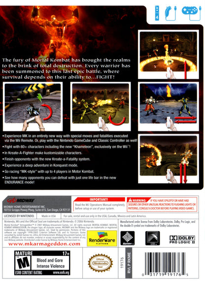 Mortal Kombat Armageddon Wii