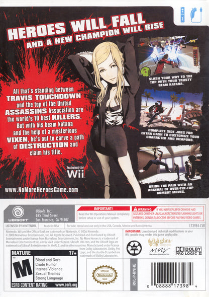 No More Heroes Wii