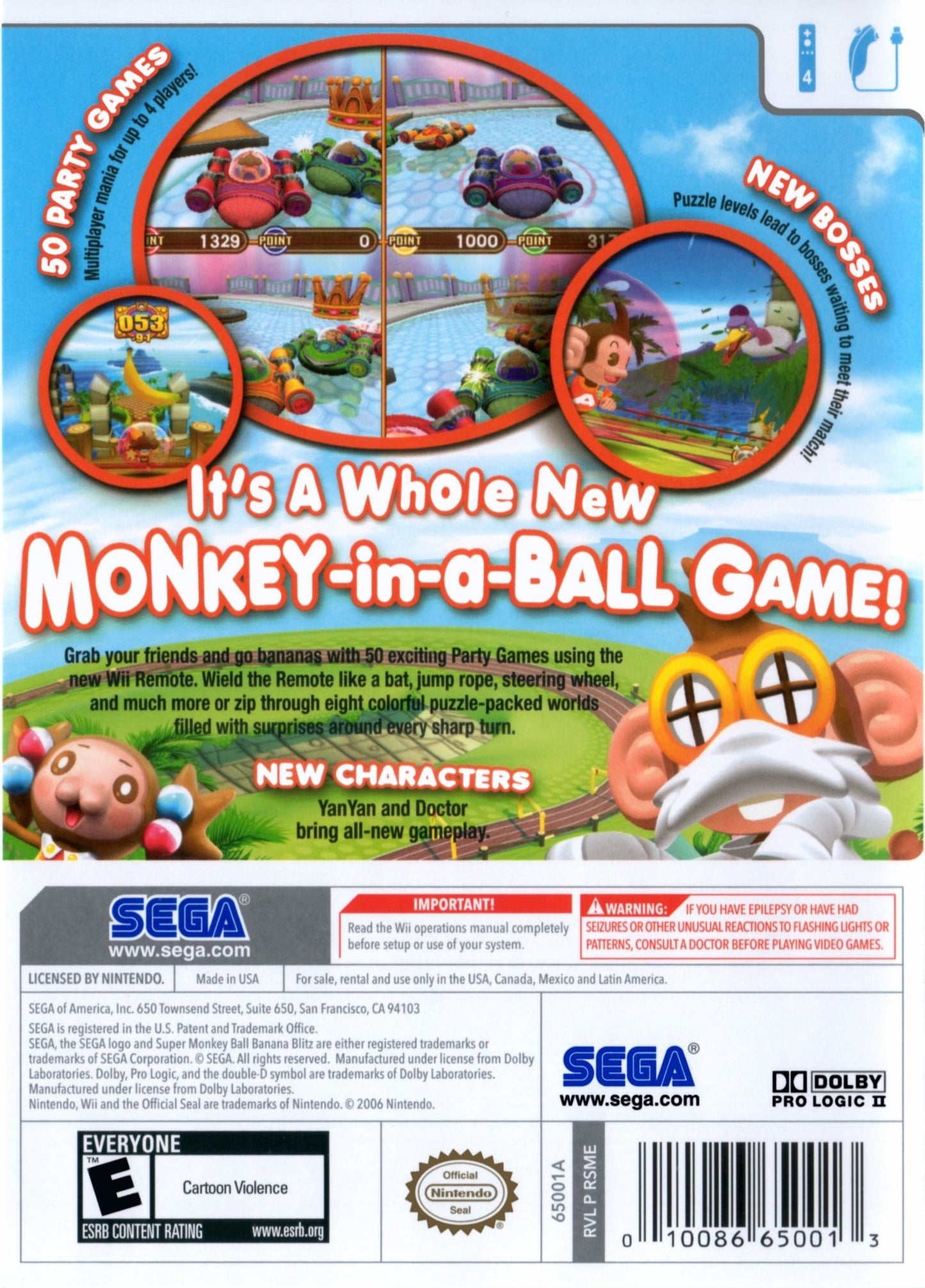 Super Monkey Ball Banana Blitz Wii