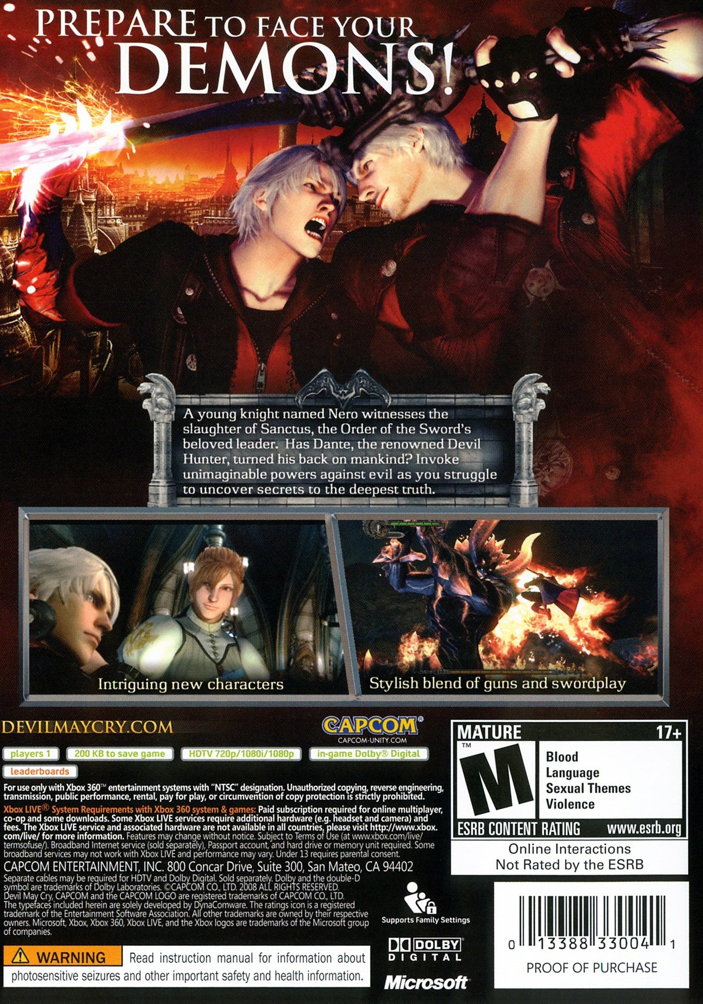 Devil May Cry 4 Xbox 360