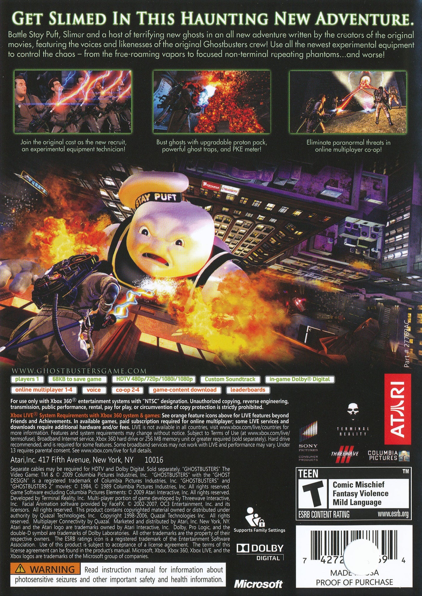 Ghostbusters: The Video Game Xbox 360