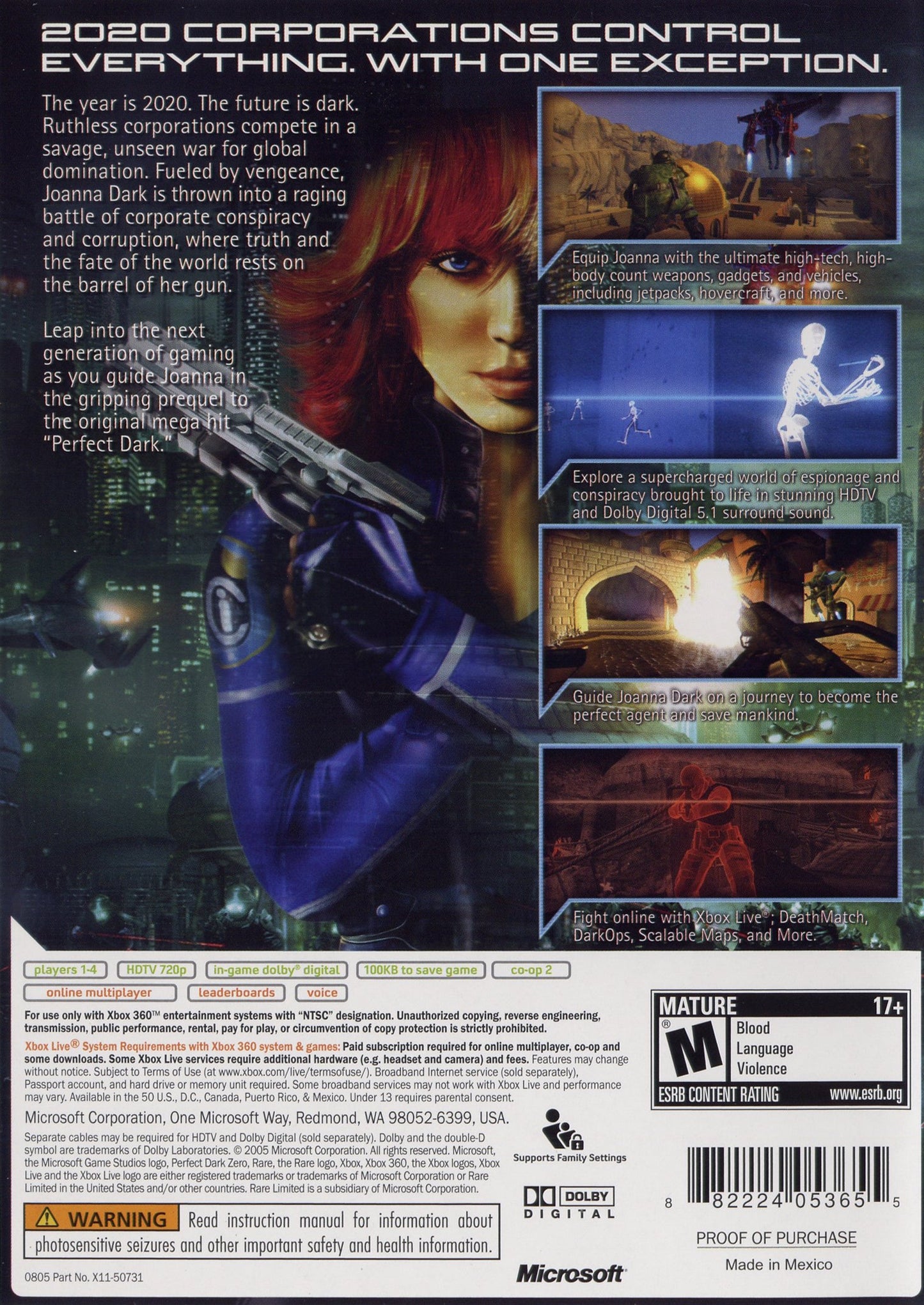 Perfect Dark Zero Xbox 360