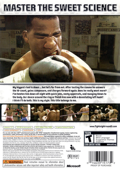 Fight Night Round 3 Xbox 360